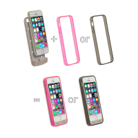 Acumulator extern Kit pentru iPhone 5/5S, 2400 mAh, MFI, IP5BCGD Auriu - imagine 4