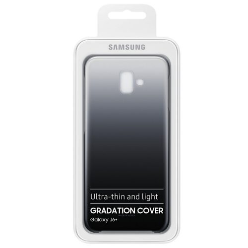 Capac protectie spate Samsung Gradation Cover pentru Galaxy J6 Plus 2018 (J610), EF-AJ610C Black - imagine 4