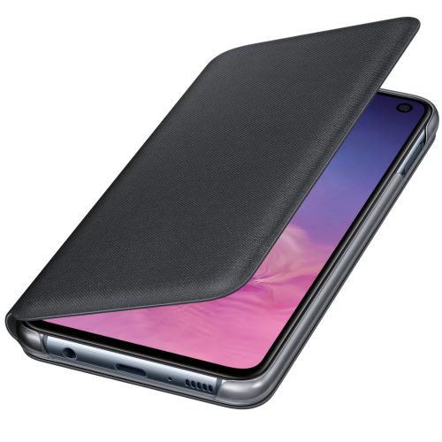 Husa protectie Samsung Led View Cover pentru Galaxy S10e (G970F), EF-NG970P Black - imagine 3