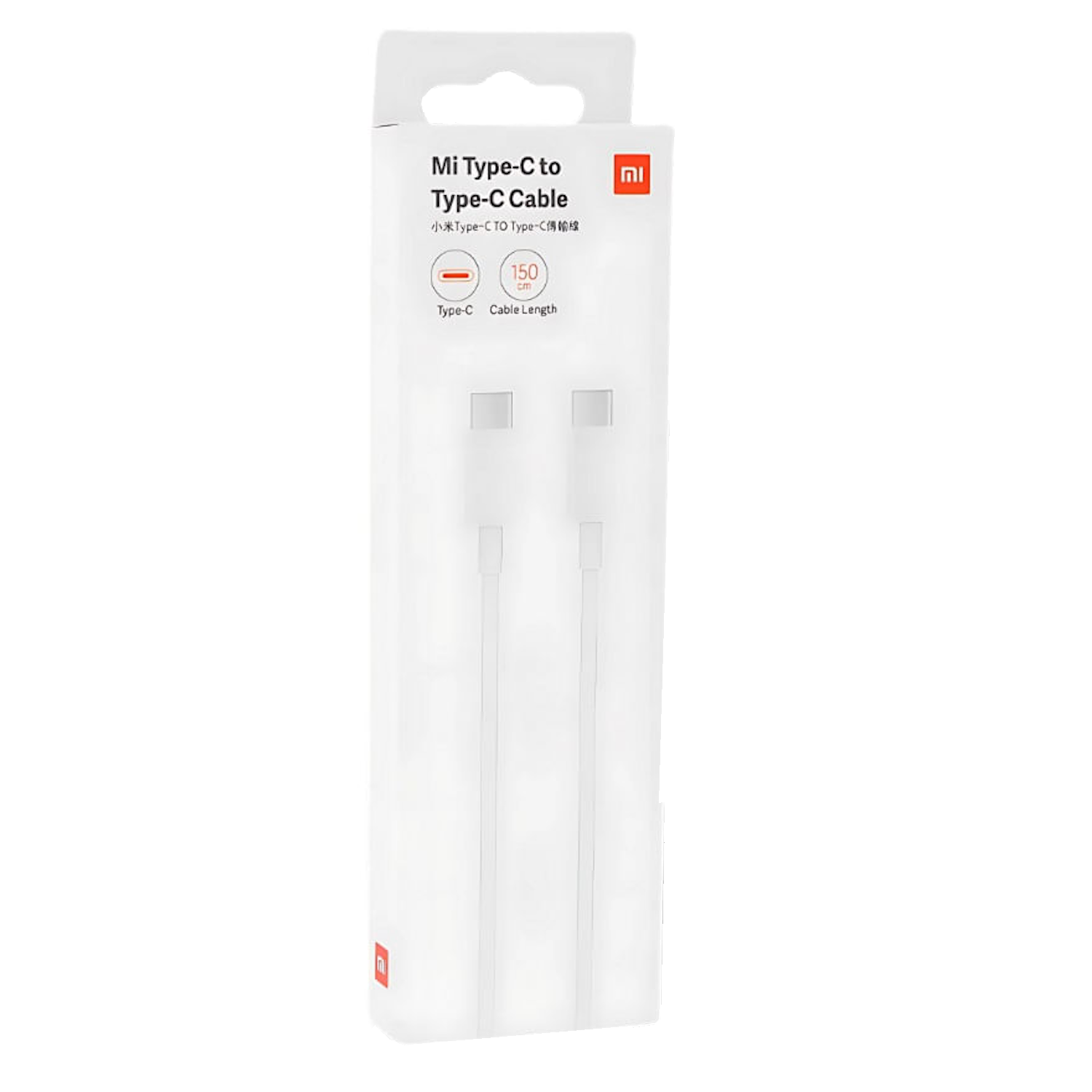 Cablu de date si incarcare Xiaomi USB Type-C si USB Type-C, 100W, lungime 1.5 m, SJV4108GL White