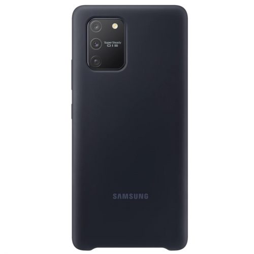 Capac protectie spate Samsung Silicone Cover pentru Galaxy S10 Lite (G770F), EF-PG770T Black - imagine 3