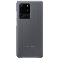 Husa Samsung Clear View Cover pentru Galaxy S20 Ultra (G988),EF-ZG988C Gray - imagine 2