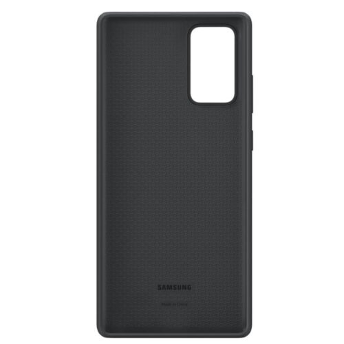 Capac protectie spate Samsung Silicone Cover pentru Galaxy Note 20 (N980), EF-PN980T Black - imagine 5
