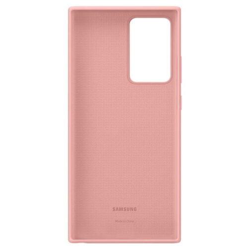 Capac protectie spate Samsung Silicone Cover pentru Galaxy Note 20 Ultra (N985), EF-PN985T Copper Brown - imagine 3