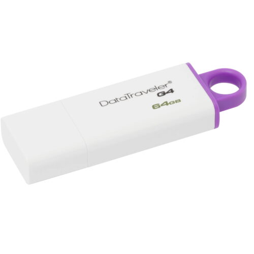 Memorie Flash Drive Kingston DataTraveler DTIG4, 64GB, USB 3.0, Alb Violet - imagine 6