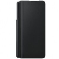 Husa Samsung Leather Flip cu S Pen Fold Edition pentru Galaxy Z Fold 3 (F926), Black - imagine 8