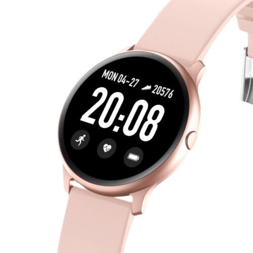 Smartwatch MaxCom Fit FW32 Neon, bratara silicon, Pink - imagine 3