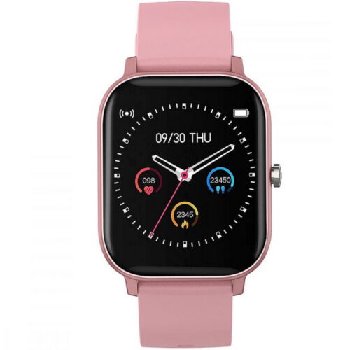 Smartwatch MaxCom Fit FW35 Aurum, bratara TPU, Pink Gold - imagine 3