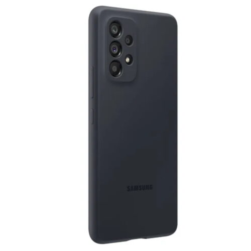 Capac protectie spate Samsung Silicone Cover pentru Galaxy A53 5G (A536), EF-PA536T Black - imagine 5