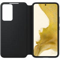 Husa Samsung Smart Clear View Cover pentru Galaxy S22 (S901), EF-ZS901C Black - imagine 4