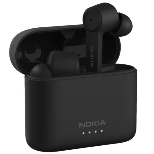 Casti Bluetooth Stereo Nokia Noise Cancelling Earbuds, BH-805 Black - imagine 3