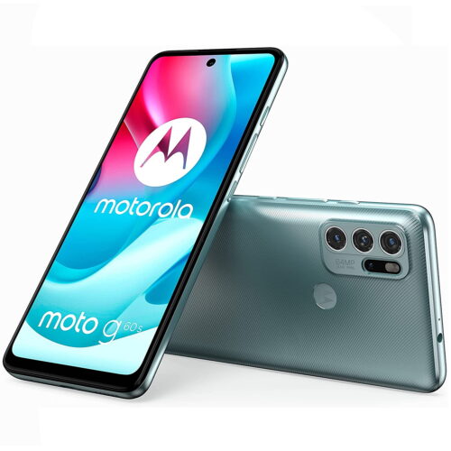 Telefon mobil Dual SIM Motorola Moto g60s, Octa Core 2.0 GHz, 128GB + 6GB RAM, LTE, Iced Mint - imagine 5