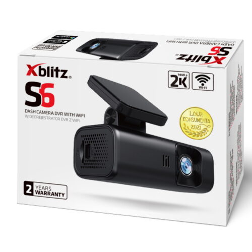 XBlitz S6 - Camera auto DVR, rezolutie 2K, Wireless, Black - imagine 5