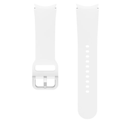 Bratara Samsung Sport Band (20mm, S/M) pentru Galaxy Watch 5, White - imagine 5