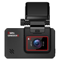 XBlitz Genesis 4k - Camera auto DVR, prindere de parbriz, 4K Ultra HD, GPS, Black