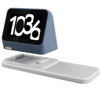 Lenovo Smart Clock 2 Abyss Blue + Wireless Charging Dock, Grey