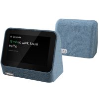 Lenovo Smart Clock 2 Abyss Blue + Wireless Charging Dock, Grey - imagine 12