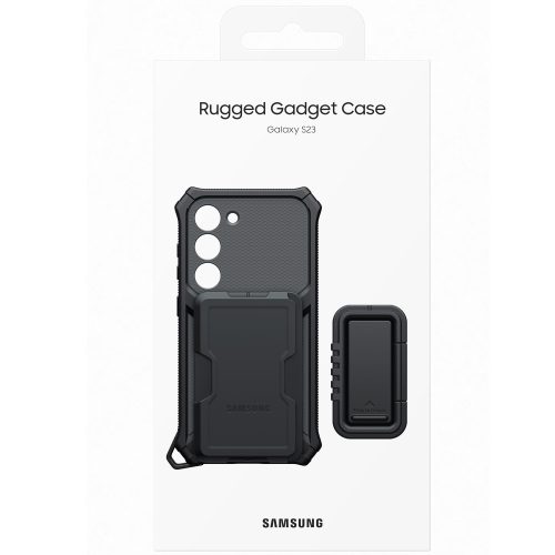 Capac protectie spate Samsung Rugged Gadget Case pentru Galaxy S23 (S911), Titan - imagine 11