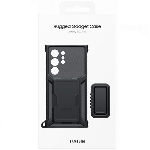 Capac protectie spate Samsung Rugged Gadget Case pentru Galaxy S23 Ultra (S918), Titan - imagine 11