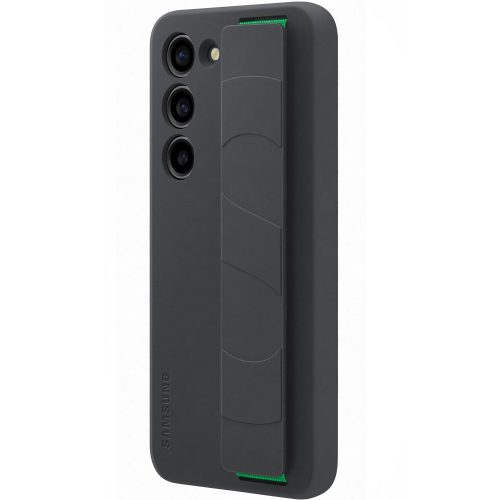 Capac protectie spate Samsung Silicone Grip Case pentru Galaxy S23 (S911), Black - imagine 7