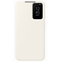 Husa Samsung Flip S-View Wallet Cover pentru Galaxy S23 Plus (S916), EF-ZS916C Cream