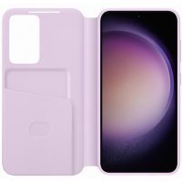 Husa Samsung Flip S-View Wallet Cover pentru Galaxy S23 (S911), EF-ZS911C Lavender - imagine 3