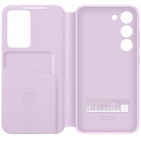 Husa Samsung Flip S-View Wallet Cover pentru Galaxy S23 (S911), EF-ZS911C Lavender - imagine 4