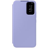 Husa Samsung Flip Smart View Wallet Case pentru Galaxy A34 5G (A346), EF-ZA346C Blueberry