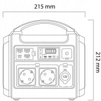 Statie de alimentare portabila EZVIZ, Litiu-ion 313 Wh (10.95 V), PS300 - Black - imagine 4
