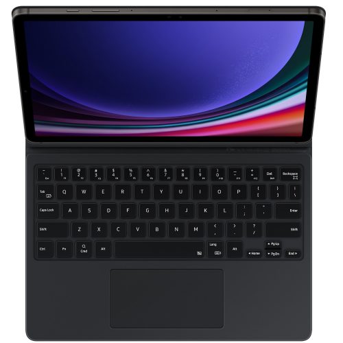 Husa Samsung Book Cover Keyboard pentru Galaxy Tab S9, Galaxy Tab S9 FE, EF-DX715U Black - imagine 8