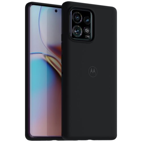 Capac protectie spate Motorola Premium Soft Case pentru Edge 40 Pro, Black - imagine 9