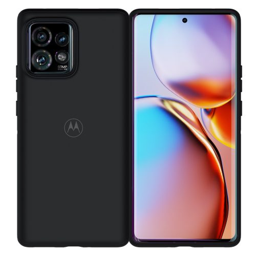 Capac protectie spate Motorola Premium Soft Case pentru Edge 40 Pro, Black - imagine 3