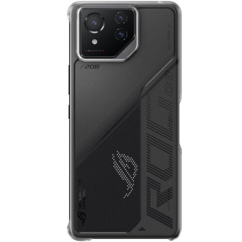 Capac de protectie spate Asus Silicone Case pentru ROG Phone 8 Series, AY2403 Transparent Black - imagine 4