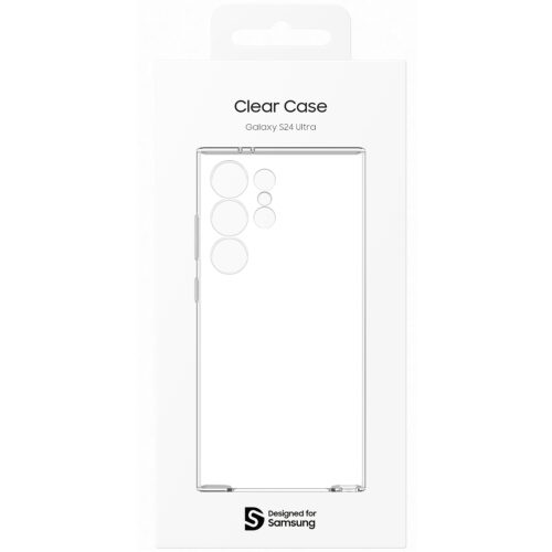 Capac protectie spate Samsung Clear Case pentru Galaxy S24 Ultra (S928), Transparent - imagine 6