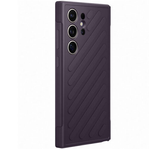 Capac protectie spate Samsung Shield Case pentru Galaxy S24 Ultra (S928), Dark Violet - imagine 5