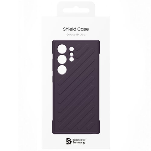 Capac protectie spate Samsung Shield Case pentru Galaxy S24 Ultra (S928), Dark Violet - imagine 7