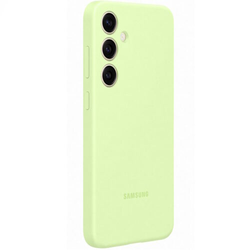 Capac protectie spate Samsung Silicone Case pentru Galaxy S24 Plus (S926), Light Green - imagine 5