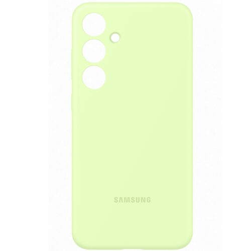 Capac protectie spate Samsung Silicone Case pentru Galaxy S24 Plus (S926), Light Green - imagine 4