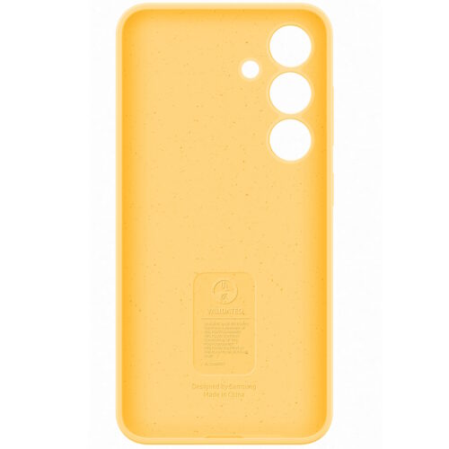 Capac protectie spate Samsung Silicone Case pentru Galaxy S24 (S921), Yellow - imagine 3