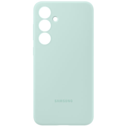 Capac protectie spate Samsung Silicone Case pentru Galaxy S24 FE (S721), EF-PS721C Mint - imagine 4