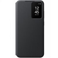 Husa Samsung Flip S-View Wallet Case pentru Galaxy S24 Plus (S926), Black