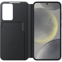 Husa Samsung Flip S-View Wallet Case pentru Galaxy S24 Plus (S926), Black - imagine 5