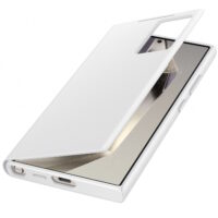 Husa Samsung Flip S-View Wallet Case pentru Galaxy S24 Ultra (S928), White - imagine 5