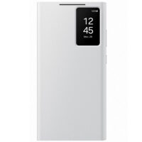 Husa Samsung Flip S-View Wallet Case pentru Galaxy S24 Ultra (S928), White