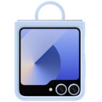 Capac protectie spate Samsung Galaxy Z Flip 6 Silicone Case, Blue