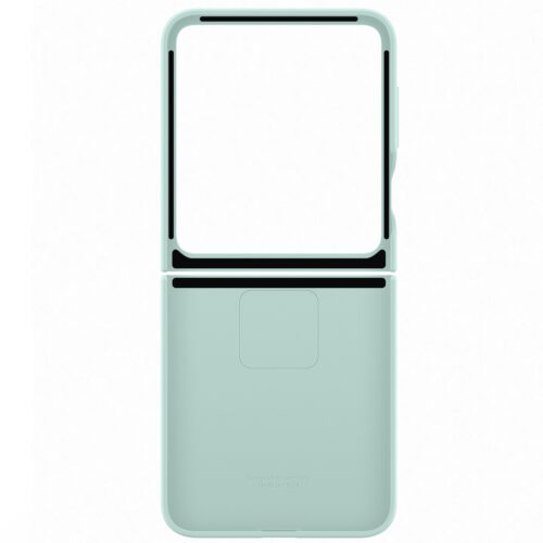 Capac protectie spate Samsung Galaxy Z Flip 6 Silicone Case, Mint - imagine 3