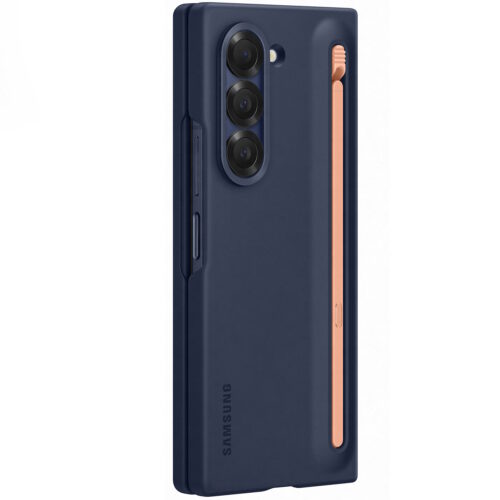 Husa de protectie Samsung Slim S-Pen Case pentru Galaxy Z Fold 6, Navy - imagine 5