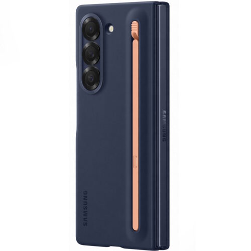 Husa de protectie Samsung Slim S-Pen Case pentru Galaxy Z Fold 6, Navy - imagine 4