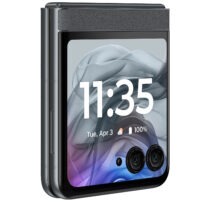 Telefon mobil Dual SIM Motorola Razr 50, Octa Core 2.5 GHz, 256 GB + 8 GB RAM, Koala Grey - imagine 8