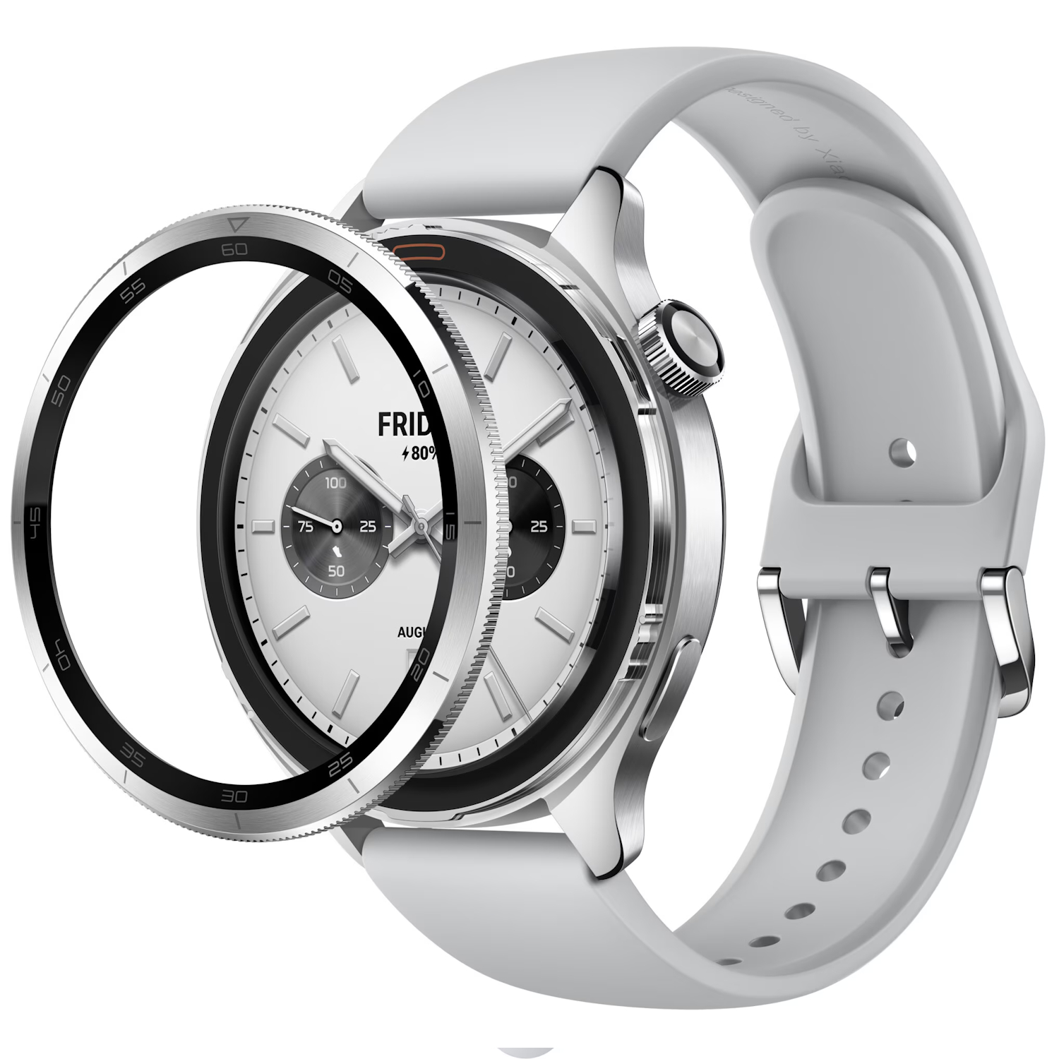 Smartwatch Xiaomi Watch S4, Silver - imagine 3